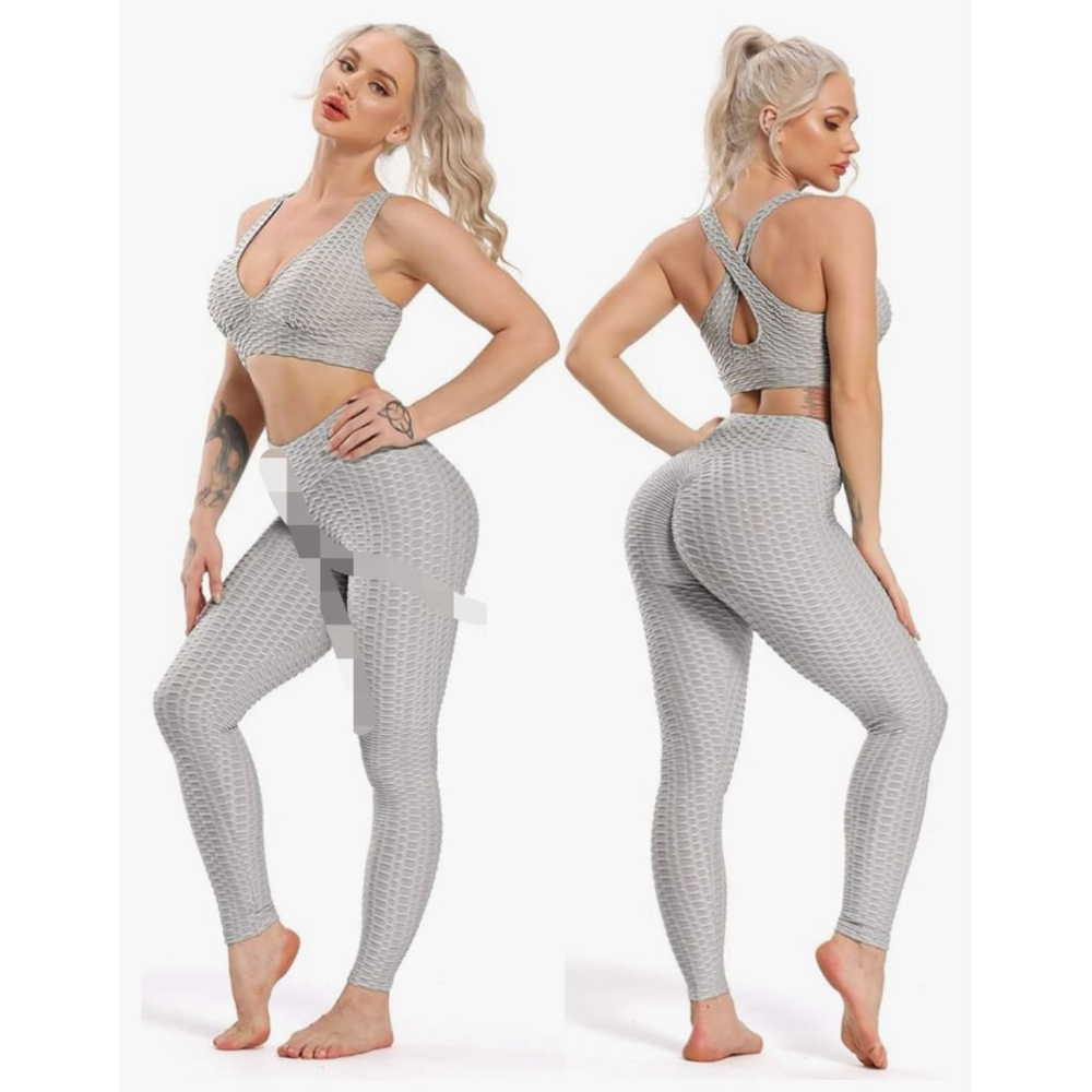Gray Booty Enhancing Leggings- Small